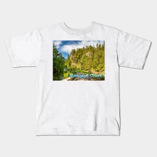 Spearfish Creek in the Black Hills Kids T-Shirt